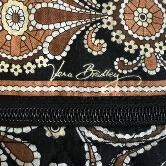 Vera Bradley Black, brown and tan bag - Picture 2 of 9